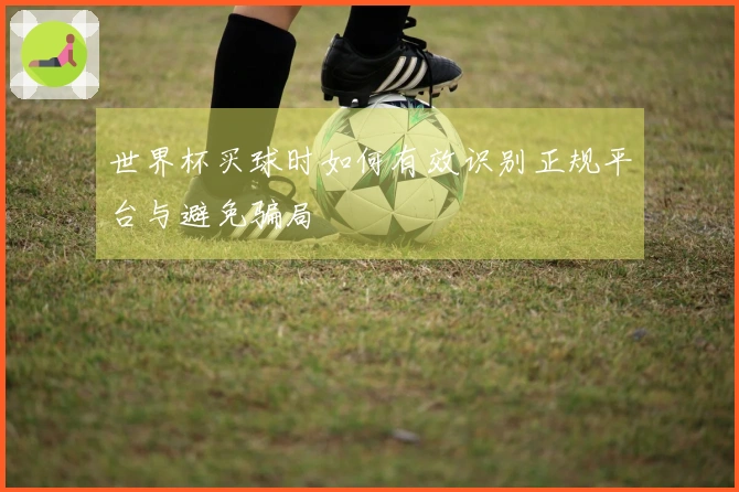 世界杯买球时如何有效识别正规平台与避免骗局